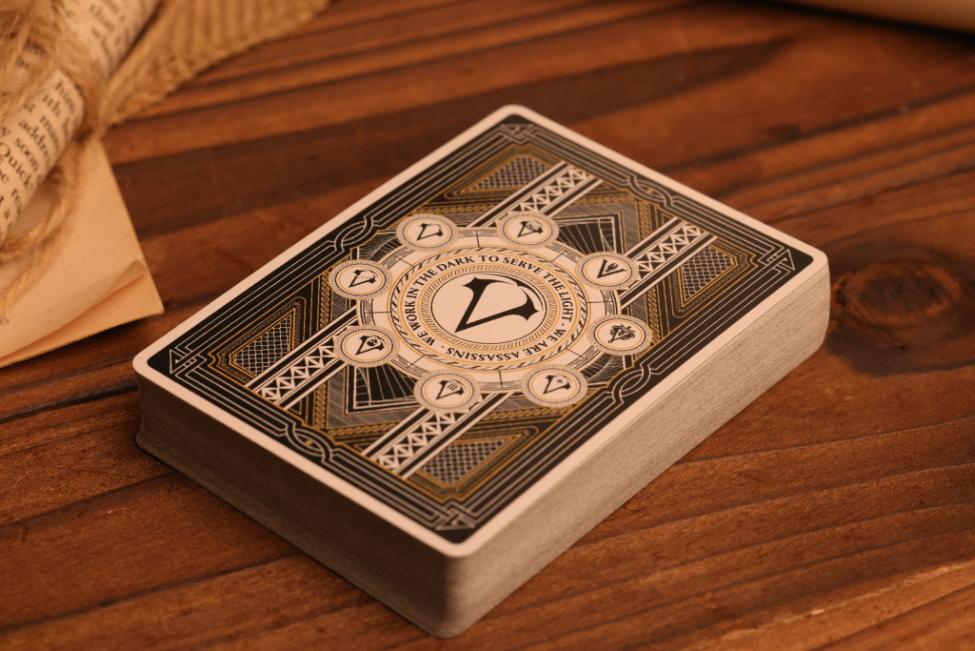Baraja Assassin's Creed Legacy Edición Hoja Oculta Negro