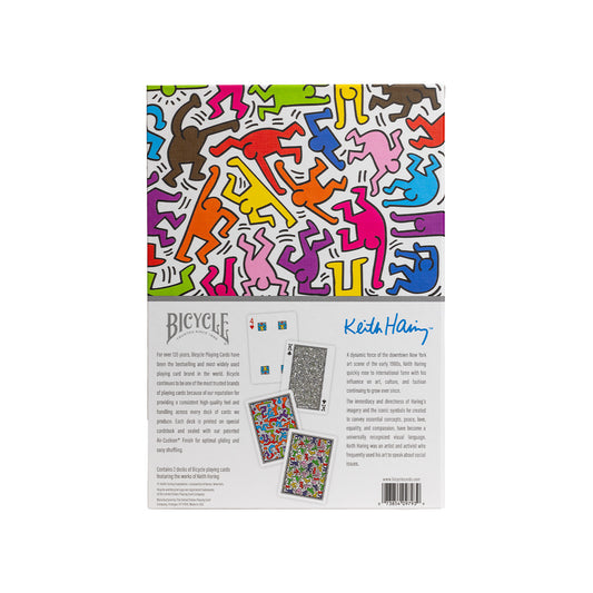 RESERVA Bicycle Artist Series: Keith Haring (Box Set Rojo y Azul)