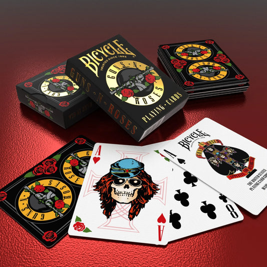 Baraja Guns N Roses- Bicycle Naipe Inglés Poker Premium