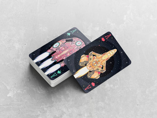 Baraja Beyond The Endless Dark - Naipe Inglés Premium Negro Inglés