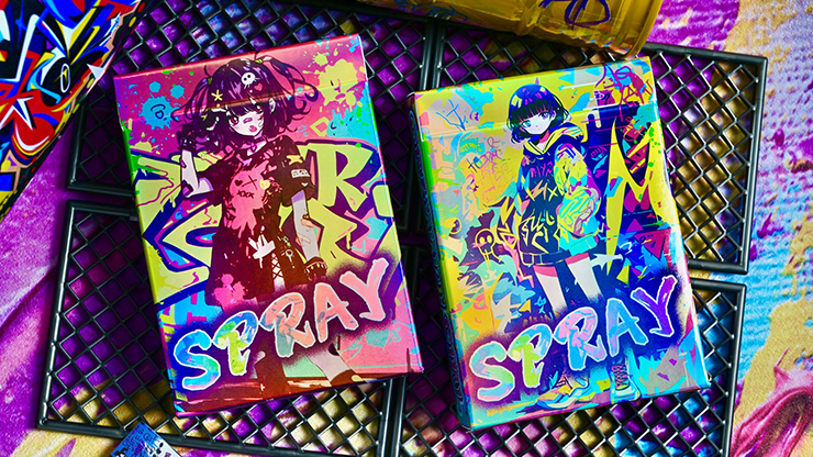 Baraja Shinjuku Spray Girls V2 Naipe Inglés Premium Rosa Inglés