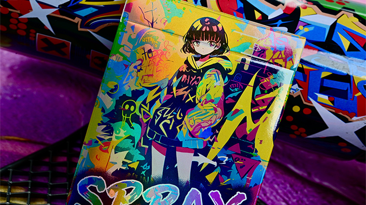 Baraja Shinjuku Spray Girls V2 Naipe Inglés Premium Rosa Inglés