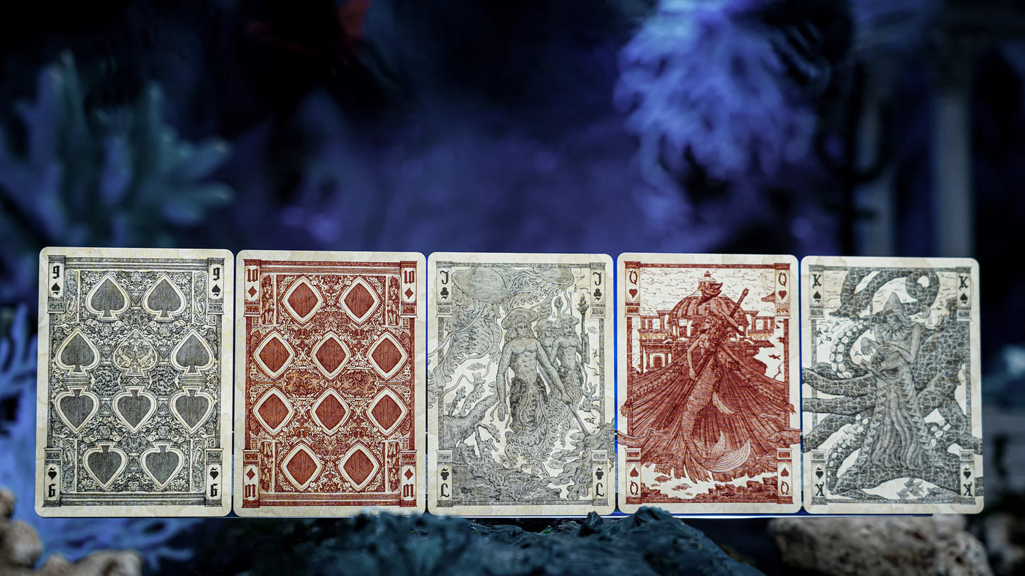 Artist Boxset Atlantis De Ark Naipe Inglés Premium Agua Atlantis Artist Box Set