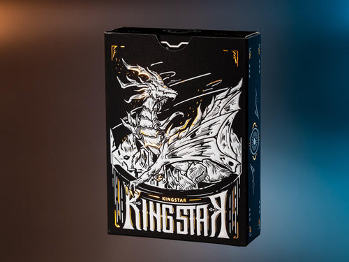 Baraja Words Of Dragons Dragones Uv Holo By King Star Naipe Negro Inglés