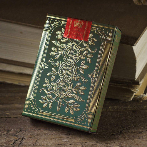 Baraja De Cartas Theory11 Green Monarch, Naipe Inglés Verde Inglés