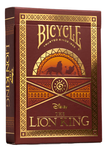 Baraja El Rey León The Lion King Disney Bicycle Naipe Bordó El Rey León Inglés