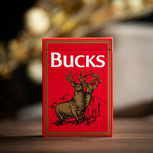 Baraja Bucks Souvenir By Dan & Dave X Fultons- Naipe Premium Rojo Inglés