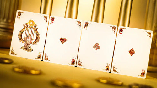 Baraja Apollo By Ark Standard Naipe Inglés Premium Dorado Reserva Apollo Inglés