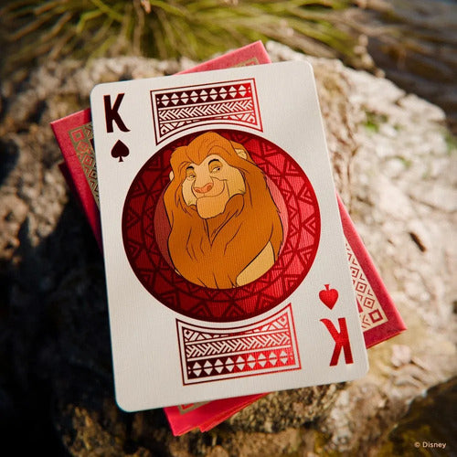 Baraja El Rey León The Lion King Disney Bicycle Naipe Bordó El Rey León Inglés