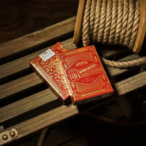 Baraja De Cartas Red Monarch Theory11, Naipe Inglés Rojo Inglés