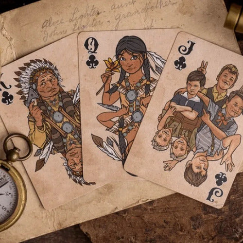 Baraja Peter Pan By Kings Wild Project Naipe Ingles Rojo Inglés