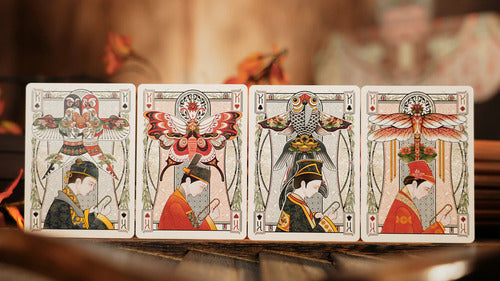 Baraja Kite Playing Cards De Ark Naipe Inglés Premium Rojo Inglés