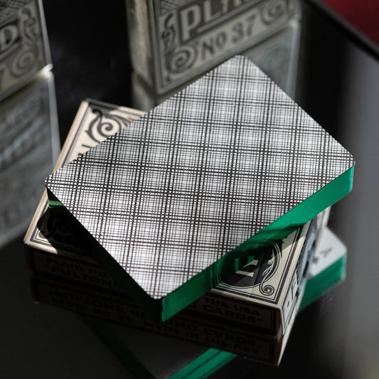 Baraja Plaid Lucky Green By Fultons Naipe Poker Premium
