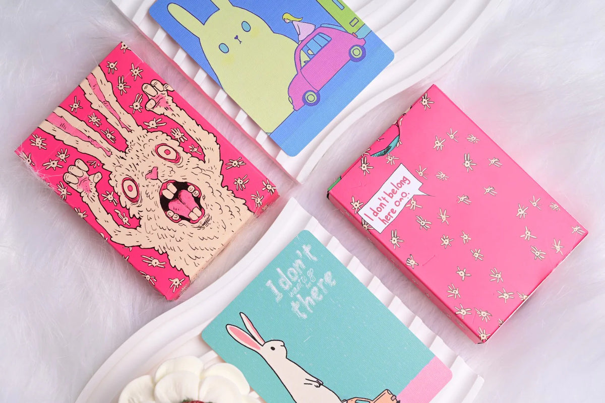 Baraja Mad Bunny Deck by Evokad Naipe Inglés Póker Premium