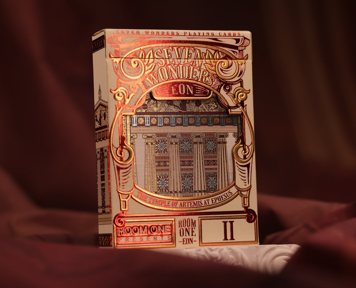 Baraja Seven Wonders II - El Templo de Artemisa en Éfeso by Room One Naipe Inglés Premium