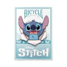 Baraja de cartas Stitch Blue by Bicycle Disney Premium