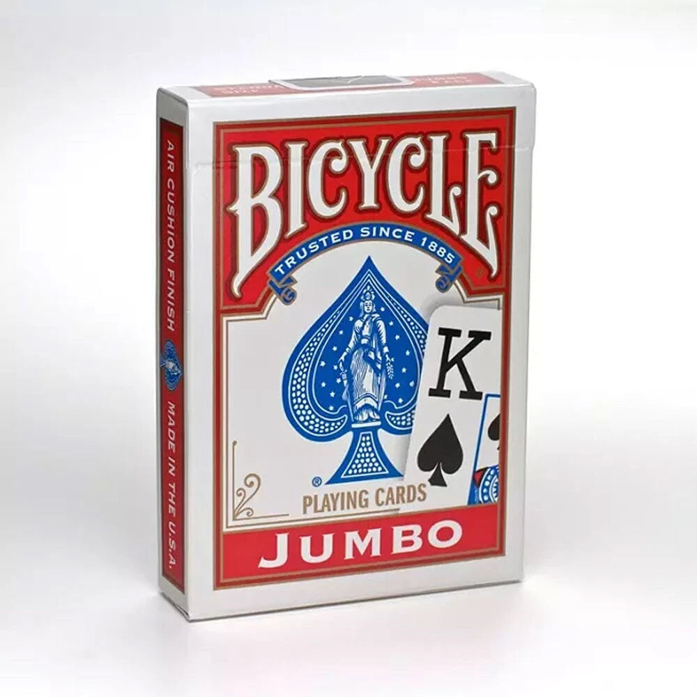 BICYCLE® RIDER BACK JUMBO INDEX (BLUE SEAL) - Brick 12 barajas (6 sets)