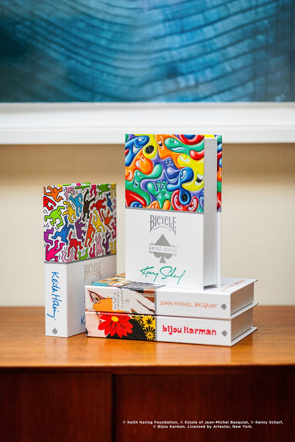 RESERVA Bicycle Artist Series: Keith Haring (Box Set Rojo y Azul)