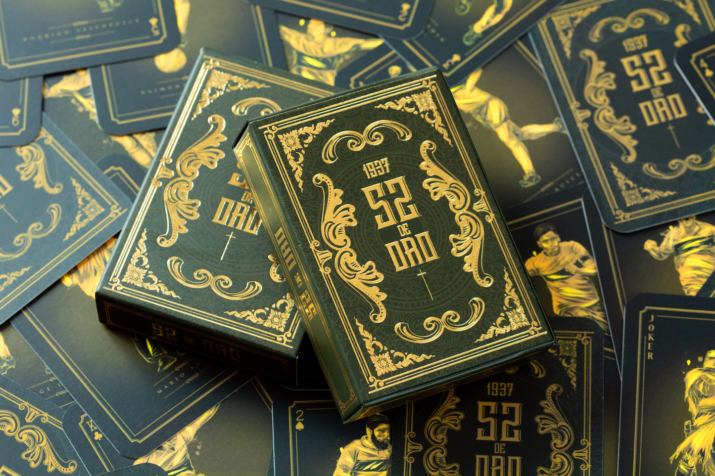 Baraja Los 52 de Oro- Los Cruzados Naipe Inglés Personalizado