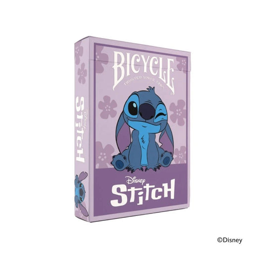 Baraja de cartas Stitch Purple by Bicycle Disney Premium