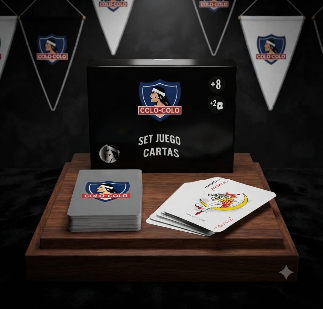 Set de Barajas de cartas Colo-Colo