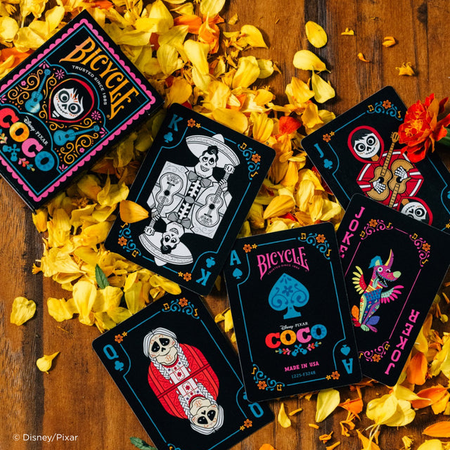 Baraja Disney Coco Bicycle Naipe Inglés Póker Premium