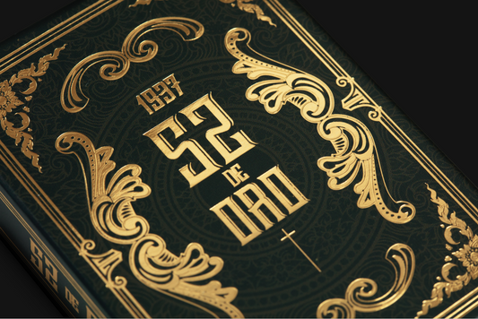 Baraja Los 52 de Oro- Los Cruzados Naipe Inglés Personalizado