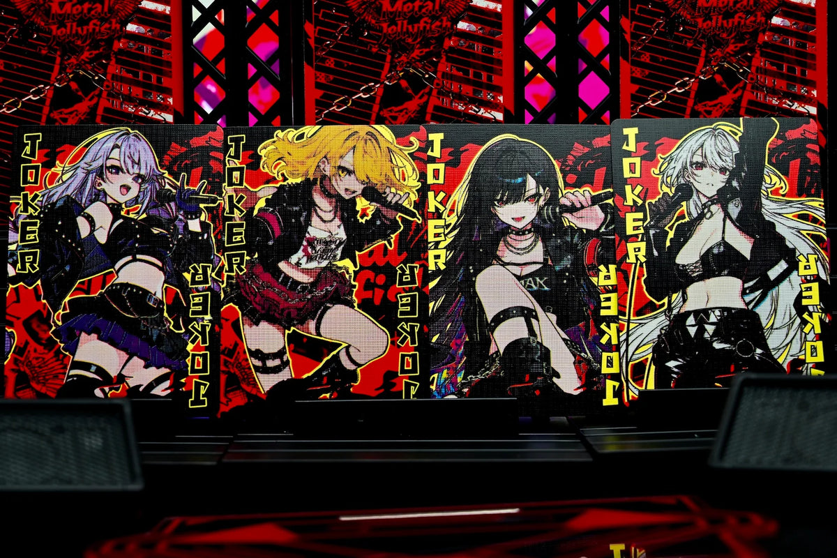 Baraja ¡Akiba Frenzy! Band Girls UV - Lead Singer Teclado (Roja)
