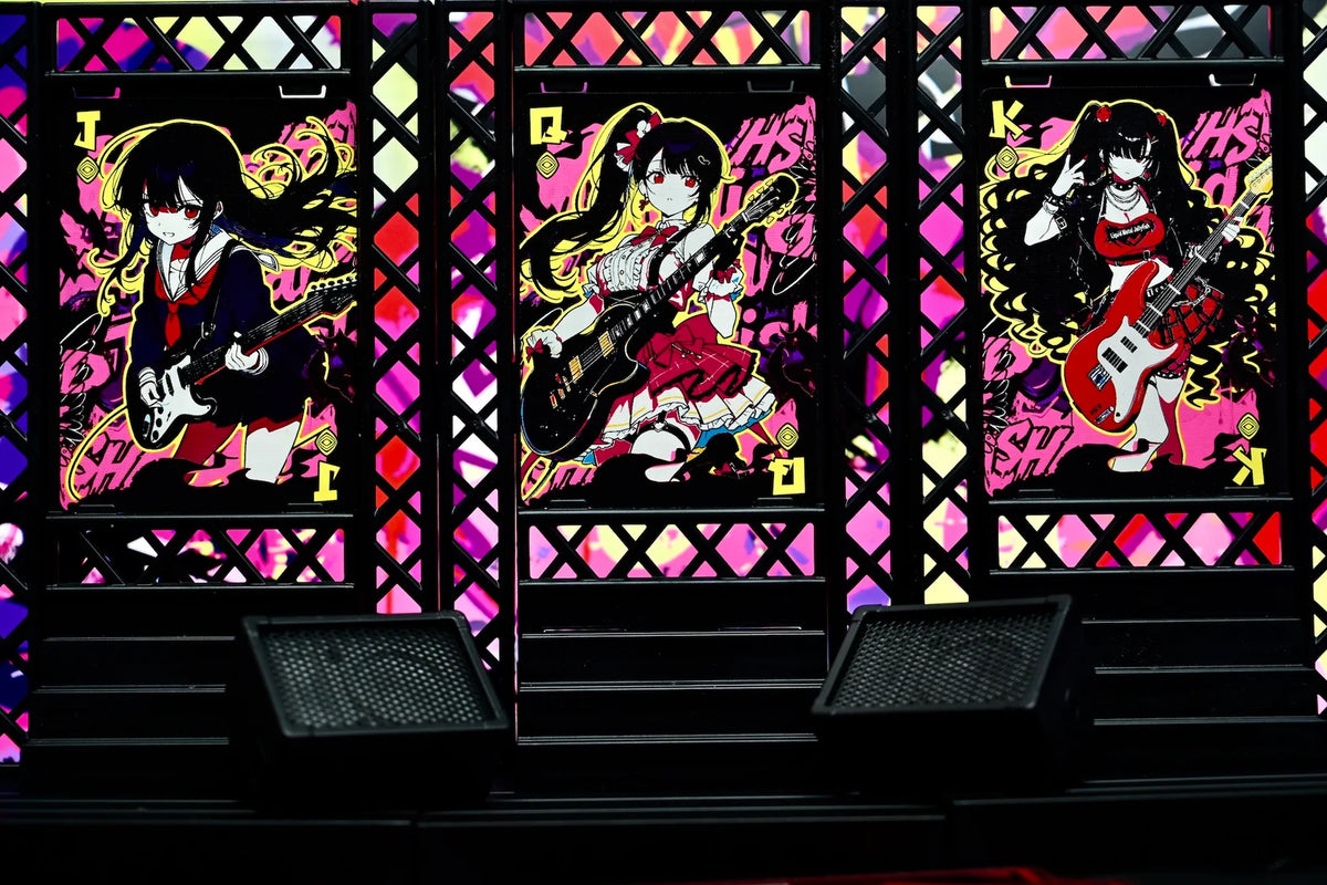 Baraja ¡Akiba Frenzy! Band Girls UV - Guitarra (Púrpura)