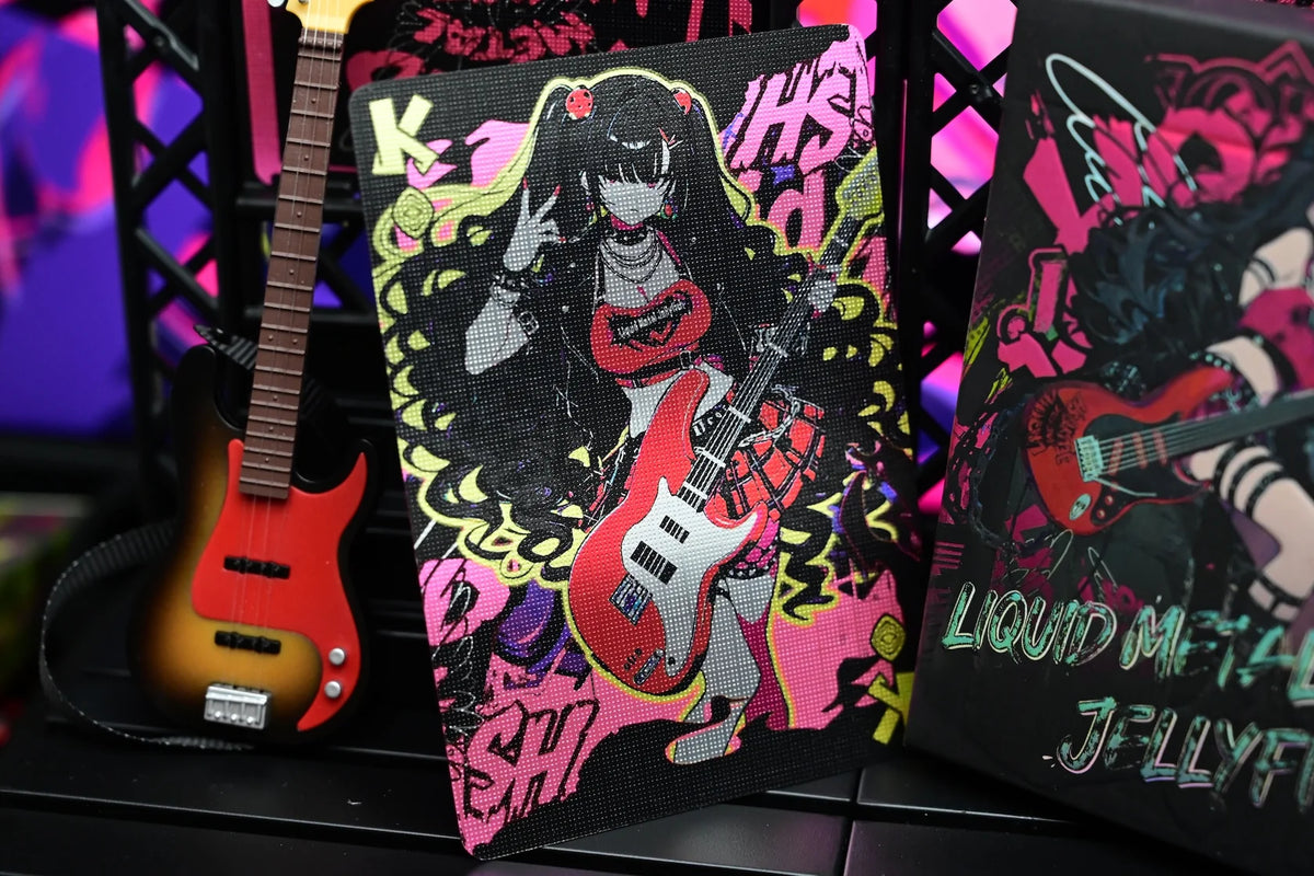 Baraja ¡Akiba Frenzy! Band Girls UV - Guitarra (Púrpura)