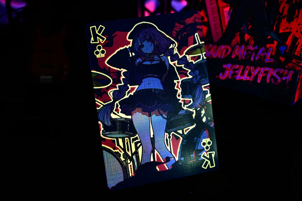 Baraja ¡Akiba Frenzy! Band Girls UV - Lead Singer Teclado (Roja)