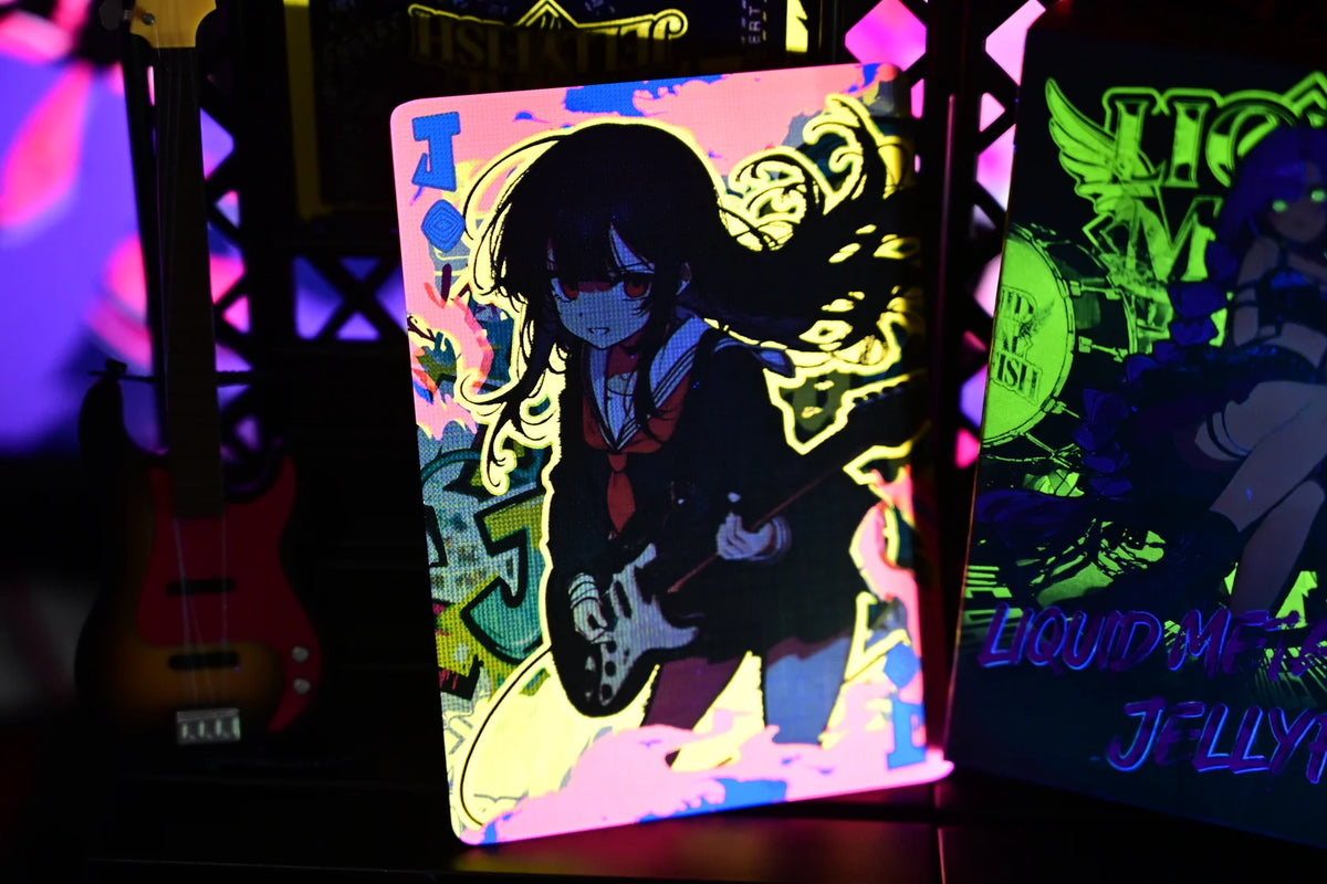 Baraja ¡Akiba Frenzy! Band Girls UV - Baterista (Amarillo)