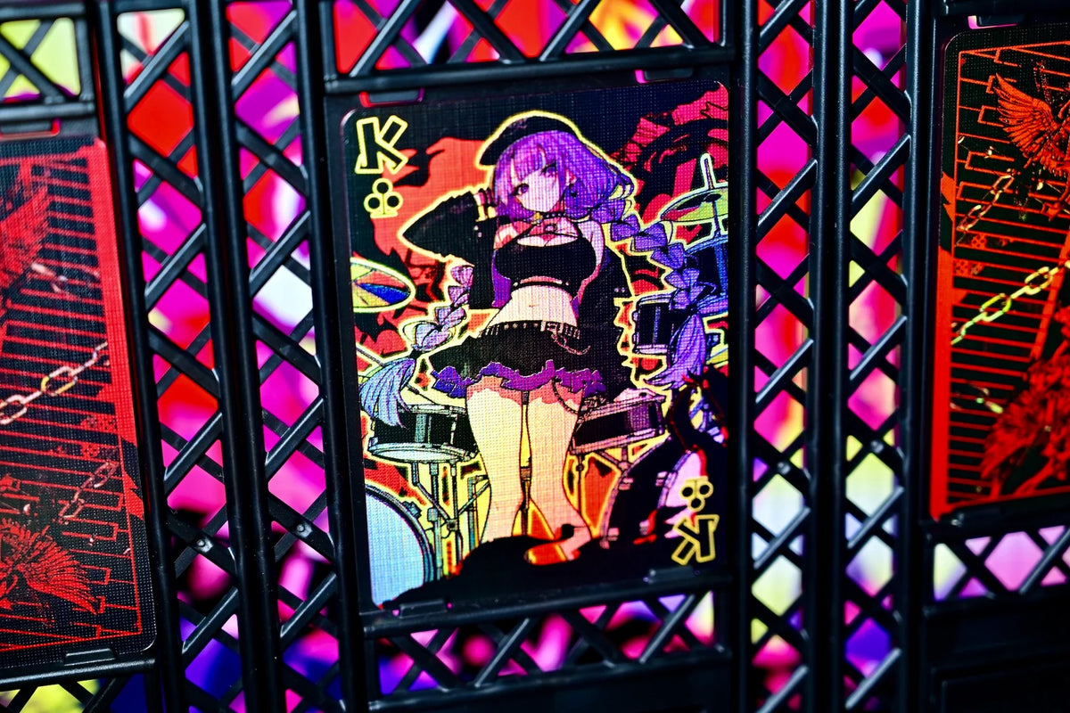 Baraja ¡Akiba Frenzy! Band Girls UV - Lead Singer Teclado (Roja)