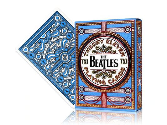 Baraja The Beatles Azul By Theory11  Naipe Inglés Premium Inglés