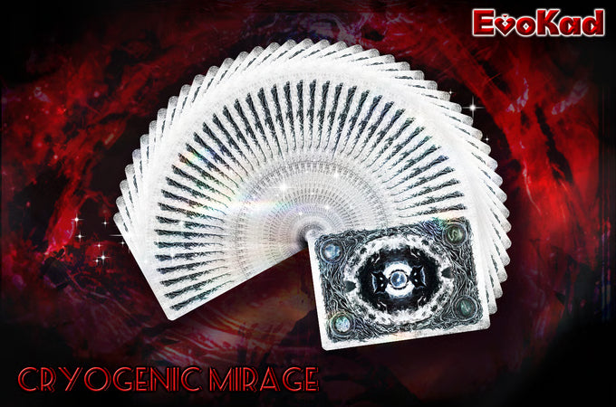 Cartas Cthulhu Cryogenic Mirage Naipe Inglés Evokad Negro