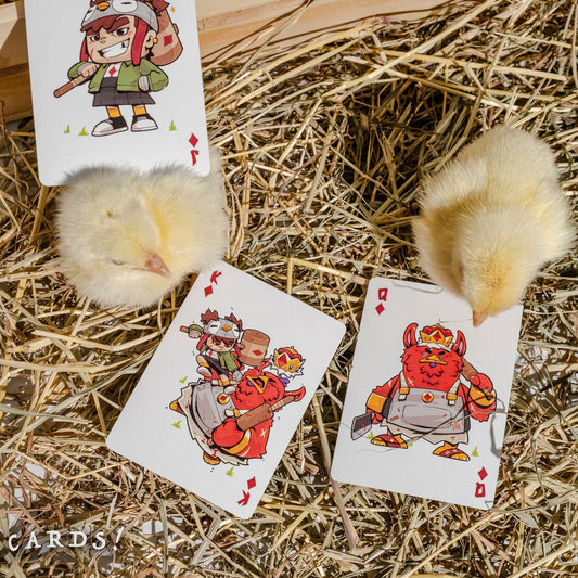 Baraja Chkns & Crowns By Bicycle Runit Decks Premium Naipe