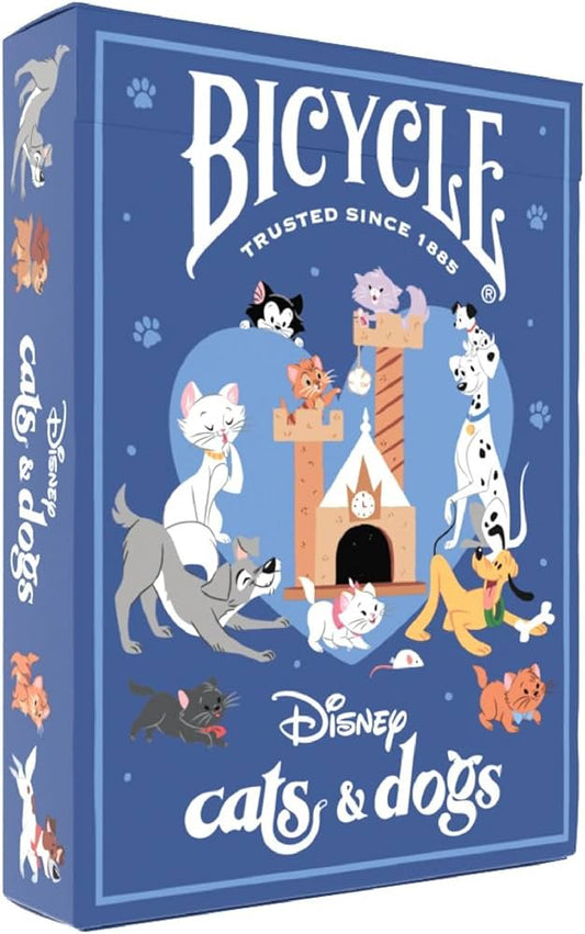 Baraja Cats & Dogs by Bicycle Disney Naipe Inglés