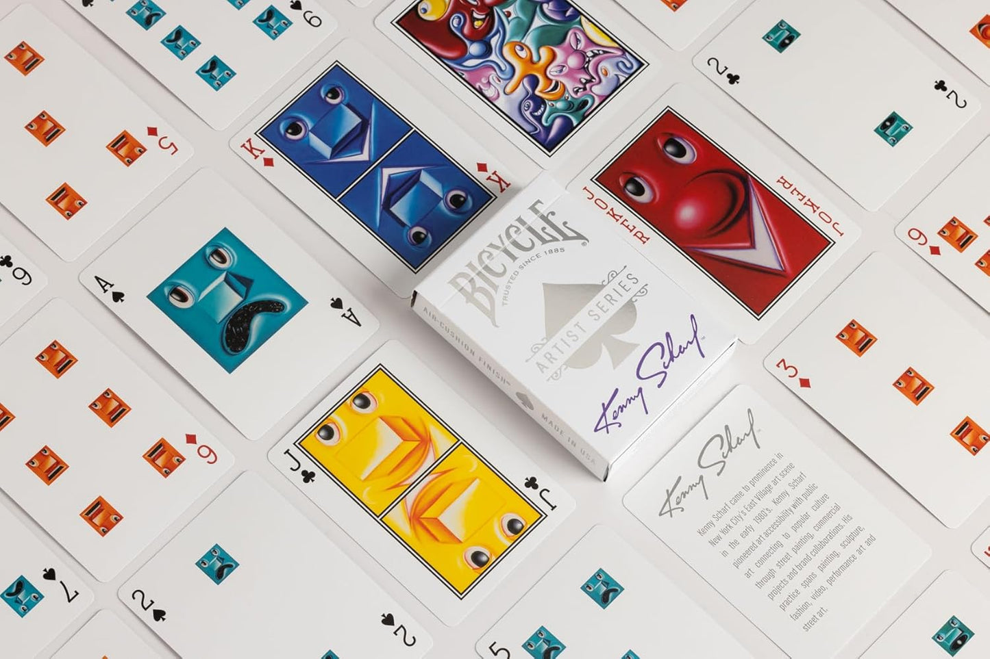 RESERVA Bicycle Artist Series: Kenny Scharf Purple/Orange Box Set