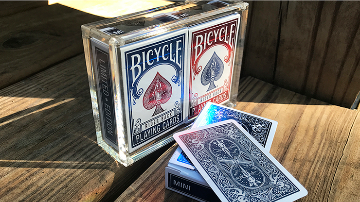 [A PEDIDO] Baraja Bicycle Mini Rider Back Foiled Edición Limitada en Carat Case