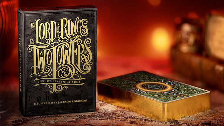 Baraja El Señor de los Anillos: Dos Torres Guilded Edition By KIngs Wild Project Naipe Inglés