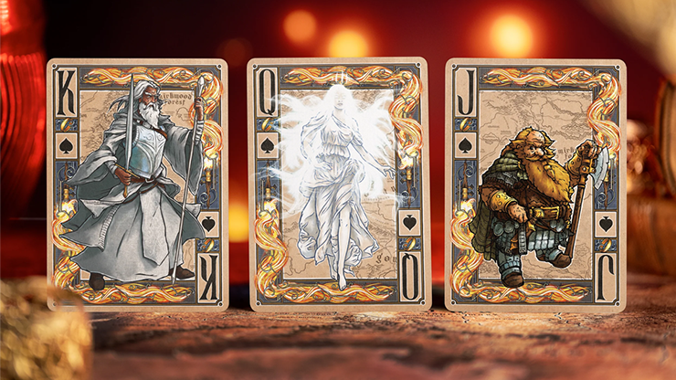 Baraja El Señor de los Anillos: Dos Torres Guilded Edition By KIngs Wild Project Naipe Inglés