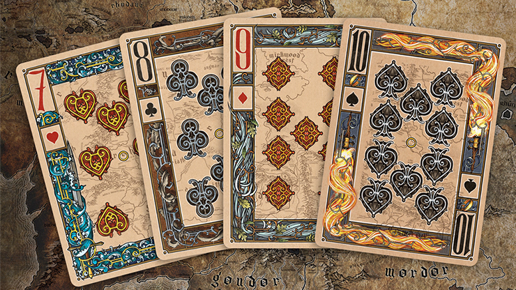 Baraja El Señor de los Anillos: Dos Torres Guilded Edition By KIngs Wild Project Naipe Inglés