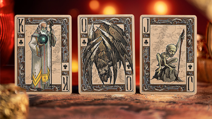 Baraja El Señor de los Anillos: Dos Torres Guilded Edition By KIngs Wild Project Naipe Inglés