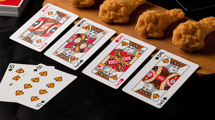 Baraja Fried Chicken Aroma Pollo Frito Naipe Inglés Premium by MPC