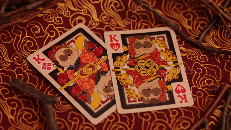 [A PEDIDO] Tanuki Yukaku Hanafuda Edition Rojo Naipe Inglés