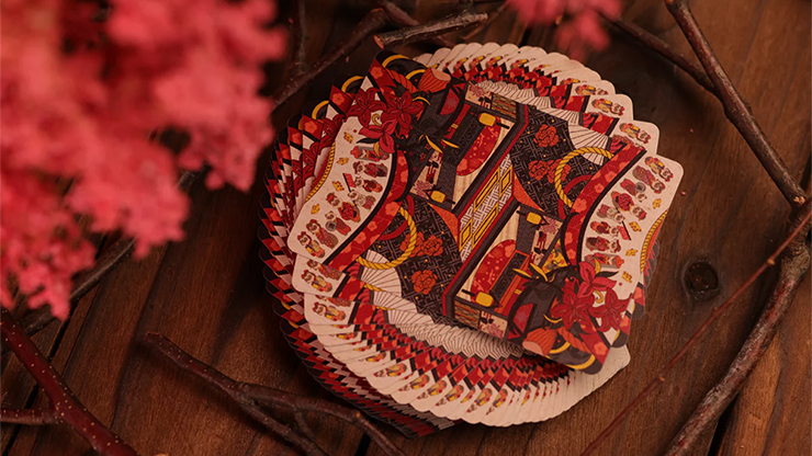 [A PEDIDO] Tanuki Yukaku Hanafuda Edition Rojo Naipe Inglés
