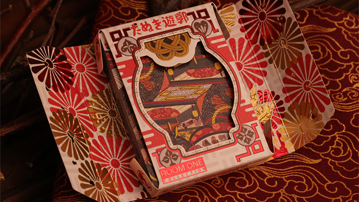 [A PEDIDO] Tanuki Yukaku Hanafuda Edition Rojo Naipe Inglés