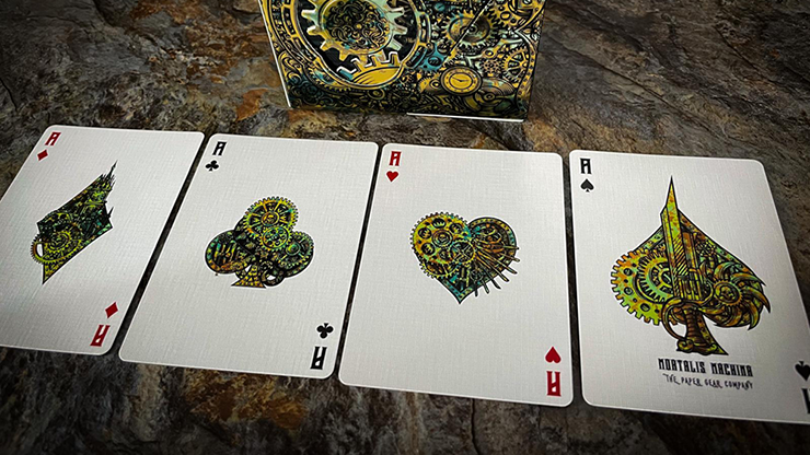 [A PEDIDO] Mortalis Machina Cobalt Standard - Edición Cobalto Premium Playing Cards