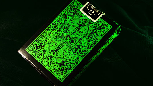 [A PEDIDO] Baraja Bicycle Reverse Verde Green Al Revés- Naipe Inglés Póker Inglés