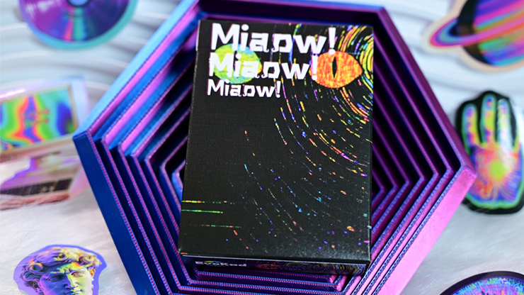 Baraja Radio Cat V1 Gato Standard by Evokad Naipe Inglés Póker Premium